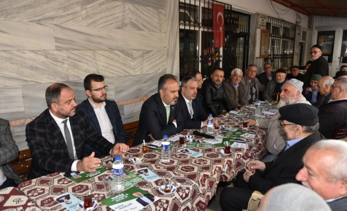 Bursa Büyükşehir Belediye Başkanı Alinur Aktaş, Ortabağlar Mahallesi’nin en önemli