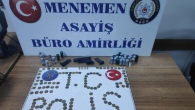  İzmir'in Menemen İlçesinde, Bir İş Yerine Yapılan Baskında 133