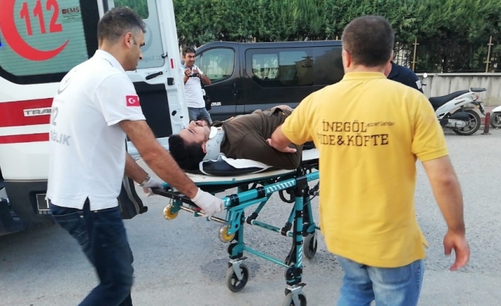  Bursa'nın İnegöl İlçesinde Meydana Gelen Kazada Motosiklet İle Otomobil