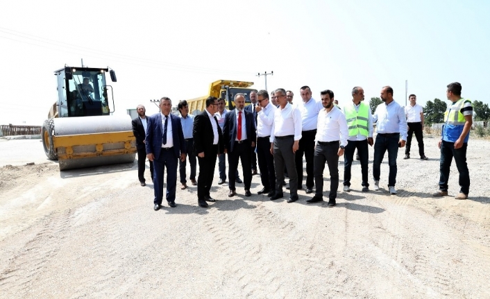  Bursa Büyükşehir Belediye Başkanı Alinur Aktaş, Mustafakemalpaşa İlçesinde İnşaati