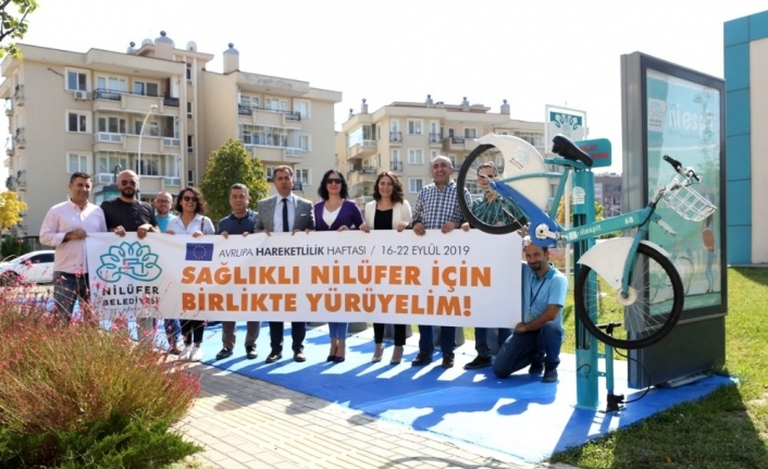  Nilüfer Belediyesi Tarafından Bisiklet Tamir Bakım İstasyonlari Kurulmaya Başlandı.
