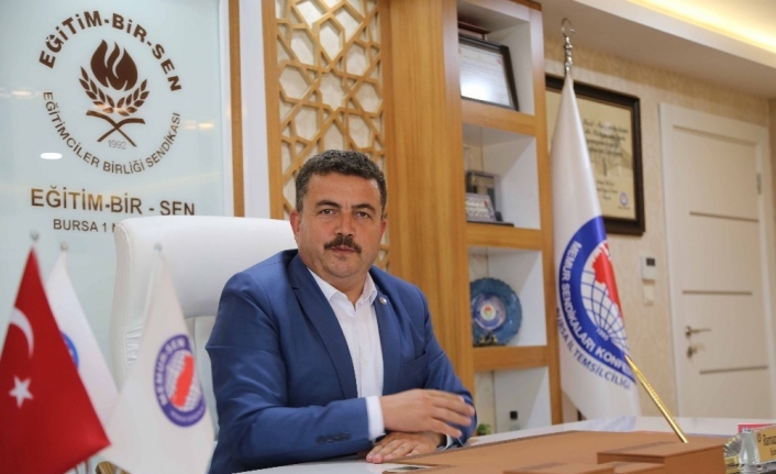  Eğitim Bir-sen Bursa 1 No’lu Şube Başkanı Ramazan Acar,