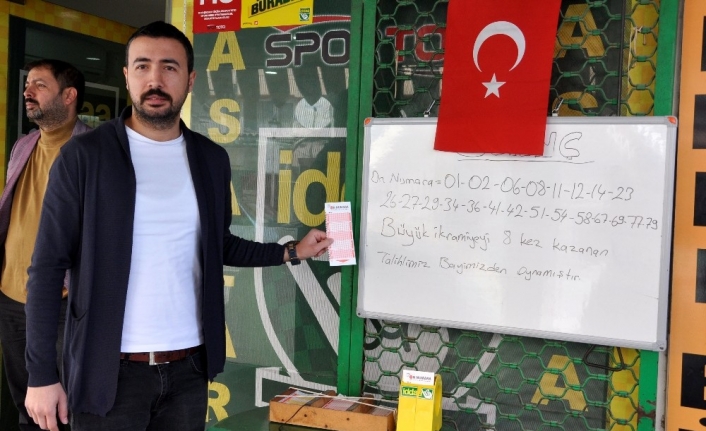 Pazartesi günü yapılan On Numara çekilişinde büyük ikramiye aynı ilçeden