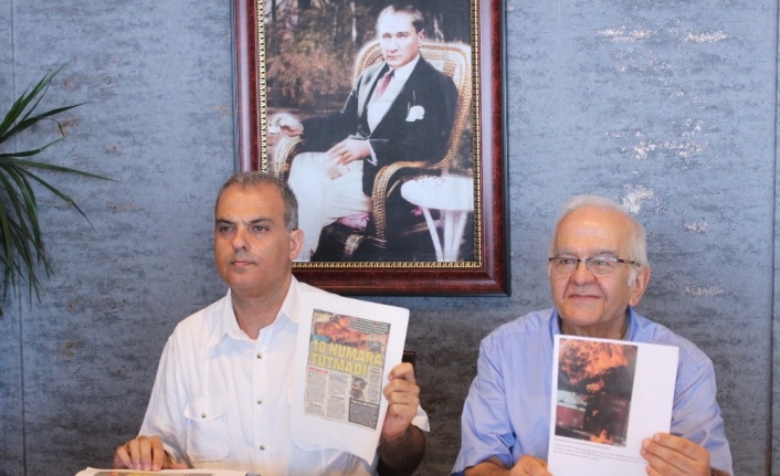 Otobüs Yangınlarını Önleme Derneği Başkanı Selim Gediz (sağda) Ve Genel