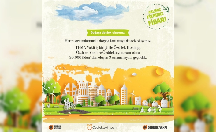 Özdilek Holding, Türkiye Erozyonla Mücadele Ağaçlandırma ve Doğal Varlıkları Koruma