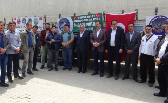 Bursa’nın dağ yöresinde toplanan yardımlar Afrin’deki Türkmenlere gönderildi. Yardımları Afrin’e