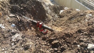  Bursa’nın Nilüfer İlçesinde İnşaat Çalişmalari Sırasında Nato Boru Hattı