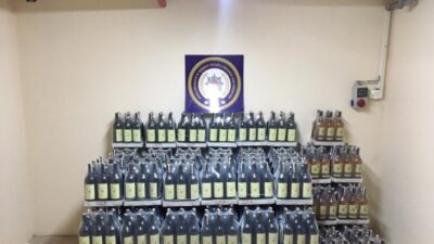  Bursa Kom Ekipleri, Şehre Gümrük Kaçağı Alkol Soktuğu Tespit