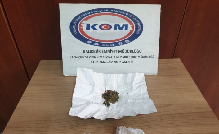  Balıkesir Polisi İl Genelinde Son 24 Saatte Yaptığı Uyuşturucu