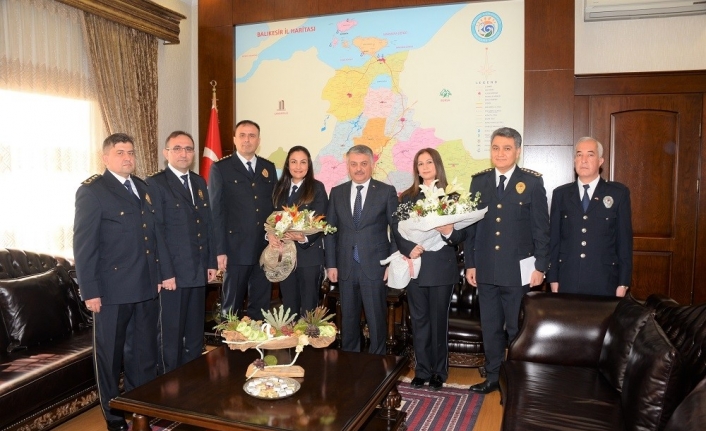 Balıkesir Valisi Ersin Yazıcı, Türk Polis Teşkilatının kuruluşunun 174. yıl