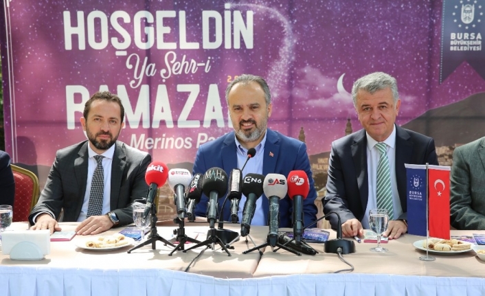 Bursa Büyükşehir Belediye Başkanı Alinur Aktaş, ramazan ayında yapılacak faaliyetleri