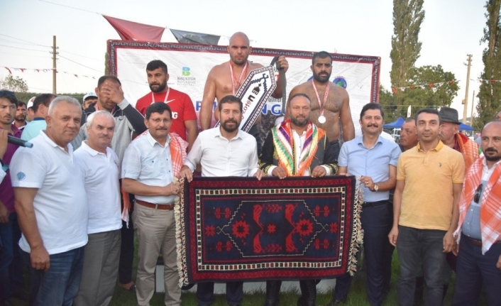 Başpehlivanlık Güreşinde Finalde Ünal Kahraman'ı Yenen Ertuğrul Dağdeviren Başpehlivan Oldu