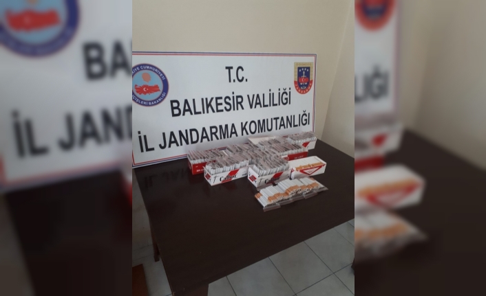  Sındırgı İlçesinde Jandarma Kaçak Sigara Ve Tütün Operasyonu Yaptı.