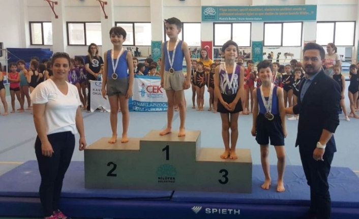 Nilüfer 18. Uluslararası Spor Şenlikleri çerçevesinde düzenlenen jimnastik, kort tenisi