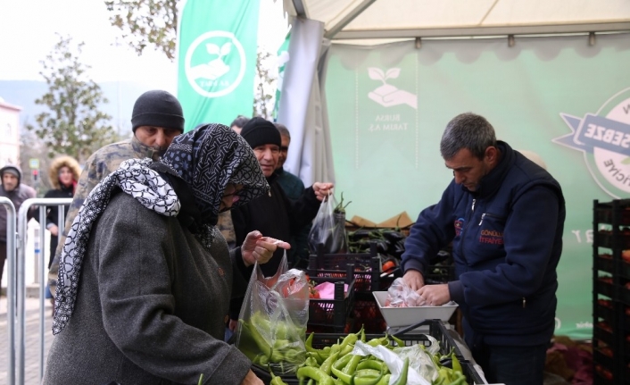 Bursa Büyükşehir Belediyesi tarafından başlatılan tanzim satış uygulaması vatandaşlardan büyük