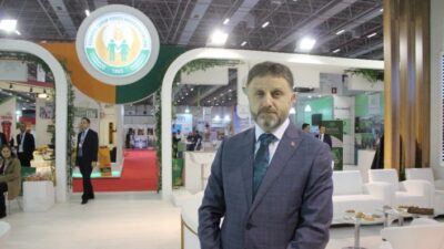 14. Agroexpo Uluslararası Tarım ve Hayvancılık Fuarında konuşan Tarım Kredi