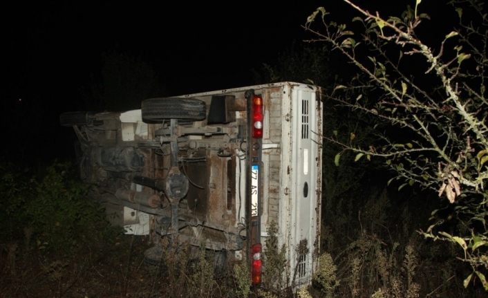  Orhangazi’de Sabaha Karşı Meydana Gelen Trafik Kazasında Kontrolden Çikarak