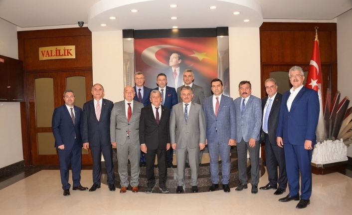 Ticaret Odası Başkanları Vali Yazıcı'yı Ziyaret Etti