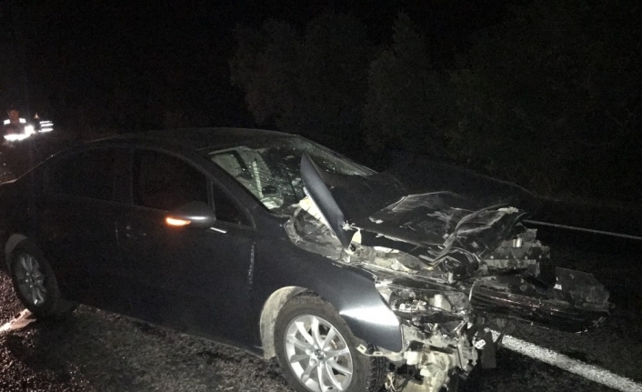 TIR’a arkadan çarpan otomobilin sürücüsü alkollü çıktı