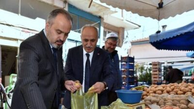 Cumhur İttifakı’nın MHP’li Yenişehir Belediye Başkan Adayı Davut Aydın, dar
