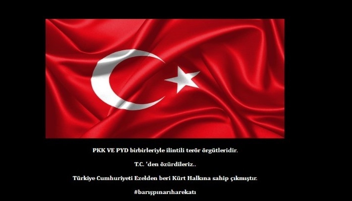  İsim Belirtmeyen Hackerler, Sitelere İse Türk Bayrağı Yerleştirerek Şunlari