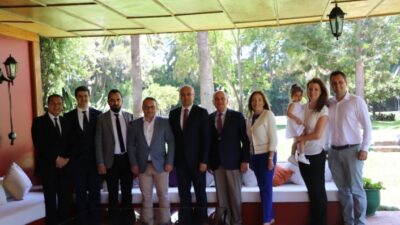  Türkiye'nin Rabat Büyükelçisi Ahmet Aydın Doğan (soldan Beşinci), Ege