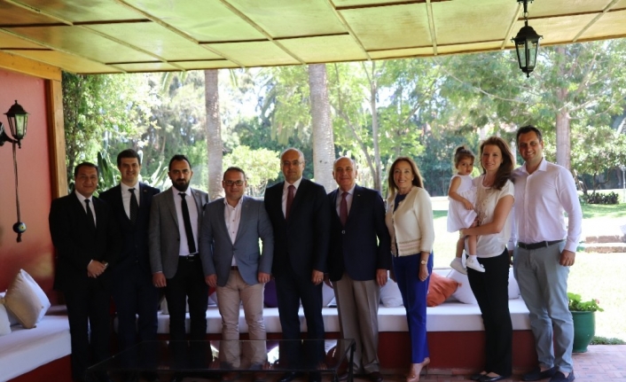  Türkiye'nin Rabat Büyükelçisi Ahmet Aydın Doğan (soldan Beşinci), Ege