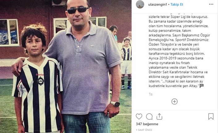  Süper Lig Ekiplerinden Gazişehir İle Anlaşmaya Varan Altay’ın Genç