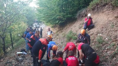  Uludağ’da Kestane Toplamak İçin Çiktiği Ağaçtan, Düşüp Uçuruma Yuvarlanan