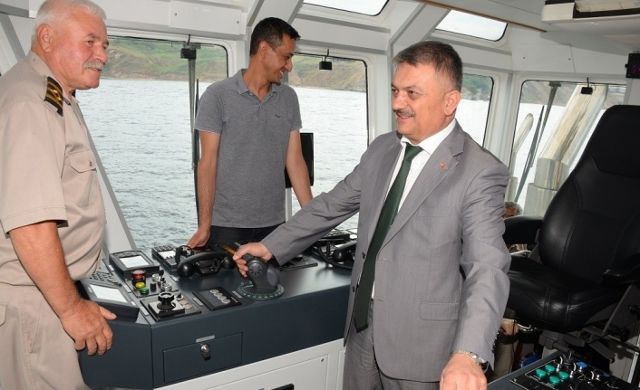Balıkesir'in Bandırma İlçesinde Bulunan Çelebi Bandırma Limanı'nı Ziyaret Eden Balıkesir