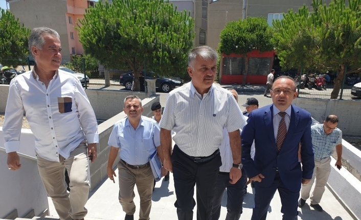Balıkesir Valisi Ersin Yazıcı, Burhaniye'de Eğitim Yatırımlarının Son Durumlarını Yerinde