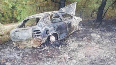 Çanakkale’nin Yenice İlçesinde Sabah Saatlerinde Virajı Alamayarak Ormanlık Alana Uçan