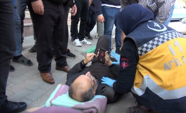  Yaşlı Adamın Ayağını Kırıp Kaçtı
