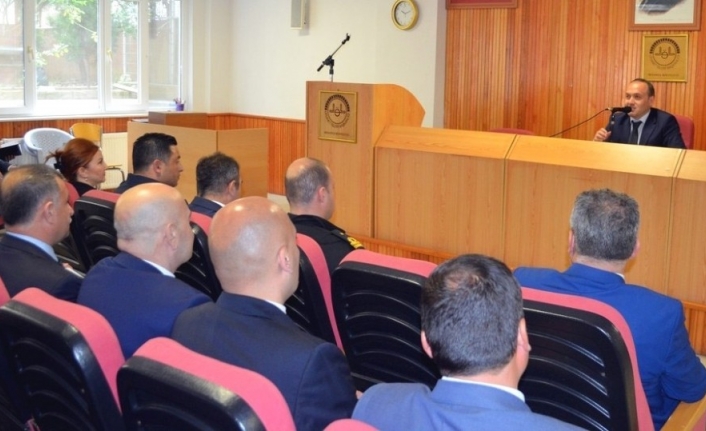Bursa’nın Mudanya ilçesinde muhtarlar koordinasyon toplantısında bir araya geldi.Kurumlar arasındaki