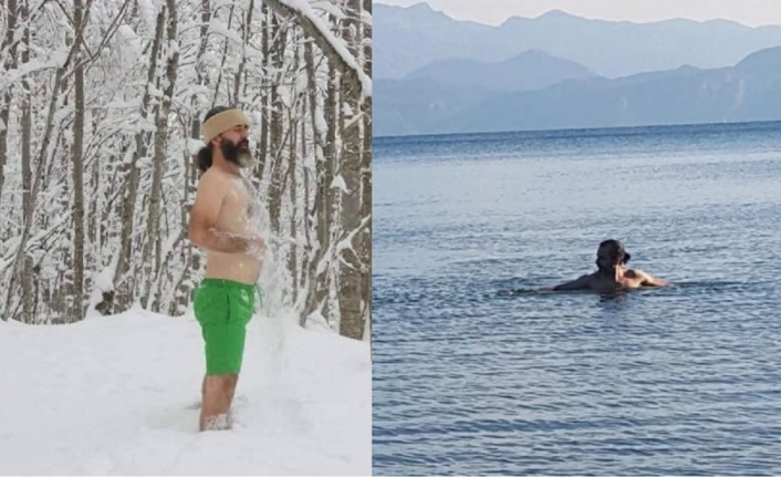Bursalı iki arkadaştan biri yeni yıla kış turizminin gözde merkezlerinden