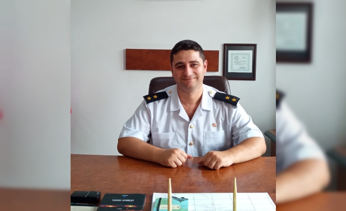  İlçe Jandarma Komutanlığına Tayin Olan Üstteğmen Barış Ünver Görevine