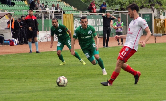 Spor Toto 1. Lig’in son haftasında dün iddiası olmayan Giresunspor’a