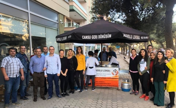 Erdek'te Zeytin Hasadının Başlaması Dolayısıyla Lokma Hayrı Düzenlendi