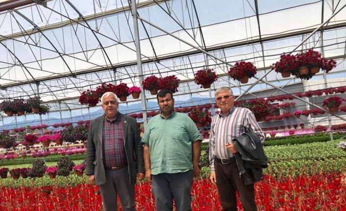 Edremit Ziraat Odası Başkana Ali Yılmaz Diker Bostancı Mahallesinde bir